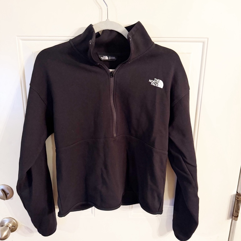 The North Face Women's Quarter-Zip Fleece (has company logo)